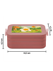 Mr. & Mrs. Panda Bento Box Spiegelei Ei Design ohne Spruch in Rot Pastell