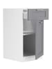 VCM  Küchenschrank 40 cm Unterschrank Schublade Colura in Weiß / Anthrazit