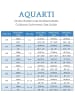 Aquarti Mädchen Badeanzug Chlorresistent Muscleback Wassersport in schwarz/gelb
