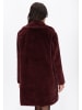 faina Women Coat in burgundy