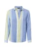 Franco Callegari Bluse in blau zitrone - 0039