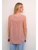 Kaffe Ärmellose Bluse KAamber Regular fit in Dusty red / chalk leaf