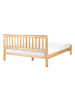 Beliani Doppelbett MAYENNE in Braun - (W) 149 x (H) 88 x (L) 208 cm