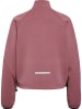 Hummel Halbreißverschluss Jacke Reflektierend Logo Hmltech Damen in WISTFUL MAUVE