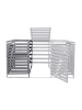 MCW XL 1er-/2er-Mülltonnenverkleidung Erweiterung H62, Hellgrau