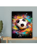 MuchoWow Leinwand Bilder Fußball