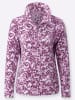 WITT WEIDEN Fleece-Shirt in orchidee-violett-bedruckt