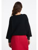 faina Damen Strickpullover in schwarz