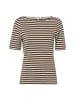 s.Oliver T-Shirt in oliv weiß