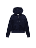 Juicy Couture Juicy Couture DACH ADDISON VELOUR ZIP HOODIE in night sky