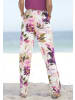 Beach Time Jerseyhose in weiß bedruckt