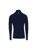 DANISH ENDURANCE Langarmshirt Half Zip in marineblau