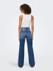 ONLY Jeans mit weitem Bein in Dark Blue Denim