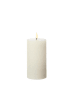 Uyuni Uyuni LED Kerze PIA Rustik-Optik Echtwachs Timer H: 15cm in creme