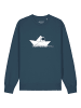 wat? Apparel Sweatshirt Astronaut in paper boat in Petrol