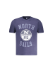 North Sails Blaues Baumwoll-T-Shirt