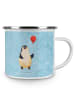 Mr. & Mrs. Panda Teetasse Pinguin Luftballon ohne Spruch in Eisblau