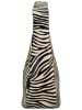 Jost Handtasche Furry Zebra Hobo Bag L in Zebra