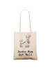 Mr. & Mrs. Panda Tragetasche Panda Beste Mom der Welt mit Spruch in Creme