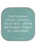 Mr. & Mrs. Panda Glasuntersetzer Spruch Skorpion Humor mit Spruch in Meeresbrise