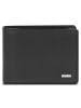 Redolz Leather Essentials QF Geldbörse RFID Leder 12 cm ausklappbar mit Reißverschlussfach in black