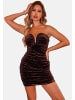 Moda Minx Cocktailkleid Madison Short Dress in brown