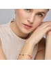 Luxenter Ohrringe aus 925er Sterlingsilber und rosa Kristall mit 18K Gelbgold-Finish