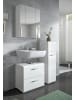 Inn.Furn Badmöbel Set 3-teilig in weiß Hochglanz Badkombination 105 x 185 cm