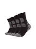 camano Wandersocken 4er Pack black