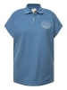 Ulla Popken Poloshirt in taubenblau