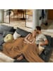 REDBEST Fleece, Microfaser Wohndecke Amarillo in cognac