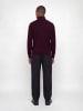 Jack & Jones Strickjacke mit Viertelreißverschluss in Bitter Chocolate