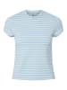 Pieces Oberteil mit angeschnittenen Ärmeln in Cashmere Blue