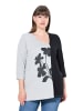 Ulla Popken Shirt in grau melange