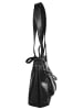 SPIKES & SPARROW Handtasche echt Leder in schwarz