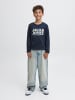 JACK & JONES Junior 2er-Pack Langarm-T-Shirt in Sky Captain