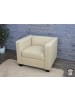 MCW Sessel Lille, Leder, creme