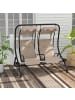 Outsunny Hollywoodschaukel 170L x 136B x 170H cm Beige