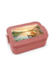 Mr. & Mrs. Panda Bentobox Otter See Pommes Design ohne Spruch in Rot Pastell
