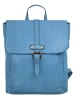 Samantha Look Rucksack echt Leder in blau