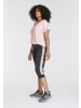 H.I.S. T-Shirt in anthrazit-rosa