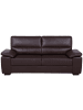 Beliani 3-Sitzer Sofa VOGAR in Braun/Schwarz - (W) 195 x (H) 90 x (L) 74 cm