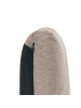 Beliani Sofaelement UNSTAD in Braun/Schwarz - (W) 76 x (H) 72 x (L) 76 cm