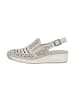 rieker Massa-Sandalen aus Leder mit Keilabsatz Beige