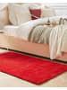 Beliani Shaggy DEMRE in Rot - (W) 80 x (H) 2 x (L) 150 cm