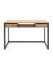 Furn.Design Schreibtisch Artisan Eiche, anthrazit 120 cm, Laptoptisch mit Schubladen