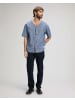 Lee Kurzarmhemd Baseball With Pkt in Light Wash Chambray
