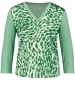 Gerry Weber T-Shirt 1/2 Arm in Grün Druck