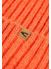 Camel Active Strickmütze mit Logo in Orange