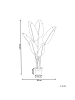 Beliani Kunstpflanze BANANA TREE in Gold - (W) 60 x (H) 123 x (L) 60 cm